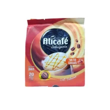 کافی میکس 3 در 1 کارامل نمکی علی کافه بسته 20 عددی مدل Indulgence 3 in 1 Instant Coffee Salted Caramel