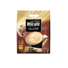 کافی ميکس سه در يک علی کافی کلاسيک بسته 20 عددی ALICAFE مدل Classic 3 in 1 Coffee