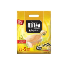 شير چای فوری ALI TEA علی تی 30 ساشه 30 گرمی مدل Ginger Tea