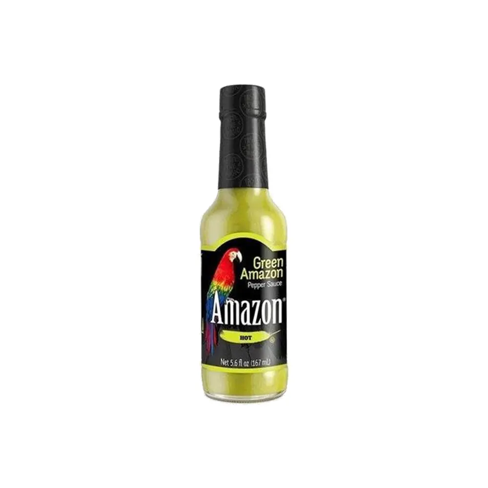 سس فلفل سبز آمازون شيشه 167ميل AMAZON مدل GREEN PEPPER SAUCE سس فلفل سبز آمازون شيشه 167ميل AMAZON مدل GREEN PEPPER SAUCE