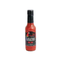 سس فلفل قرمز آمازون شيشه 167ميل AMAZON مدل RED PEPPER SAUCE HOT