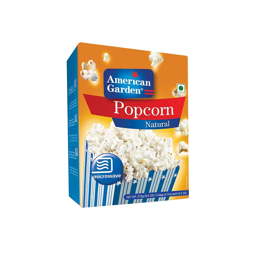 American Garden Microwave Natural Popcorn 273gr