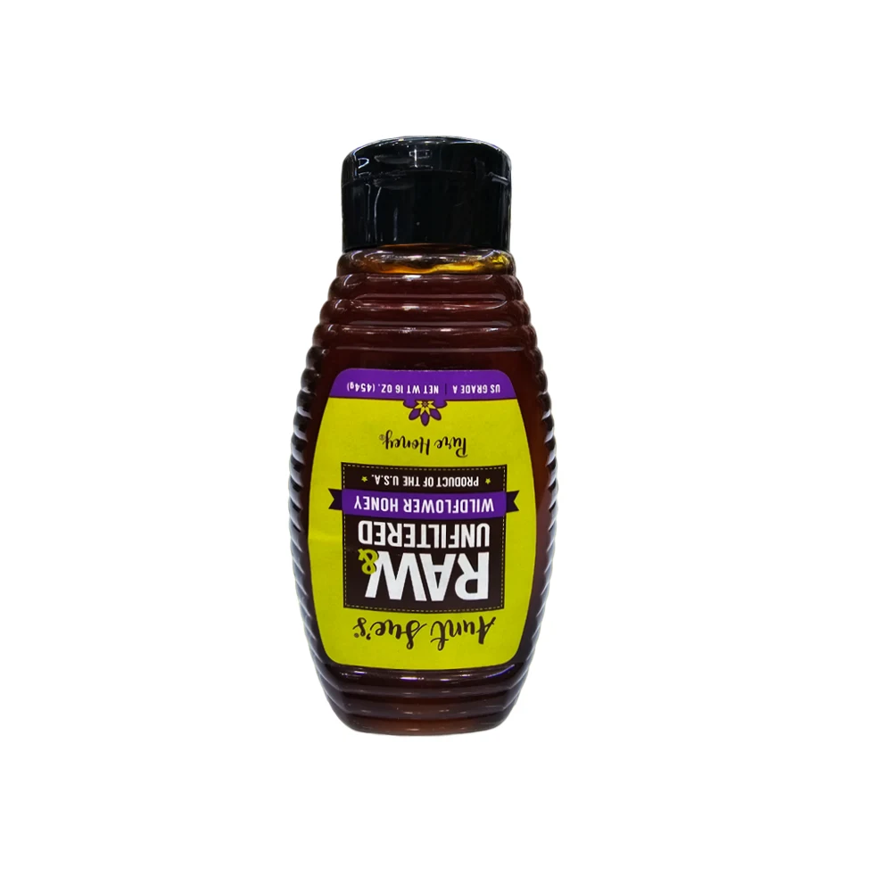 Aunt Sues Raw unfiltered Wildflower Honey 454gr