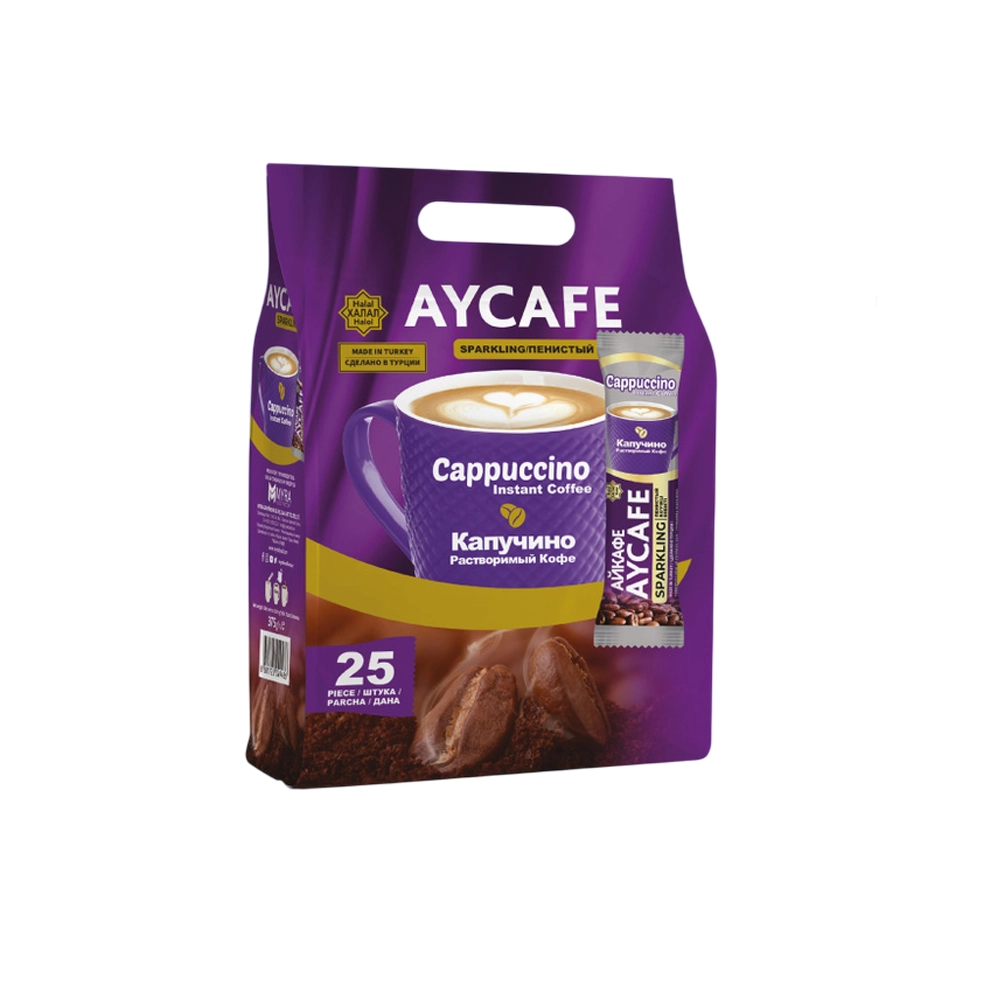 Aycafe Cappuccino Instant Coffee Pouch 25 Sachet
