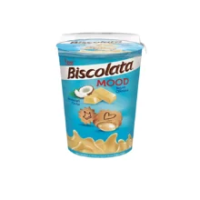 بيسکويت بيسکولاتا فانتزی نارگيلی تلخ 125 گرم Biscolata مدل Coconut Cream