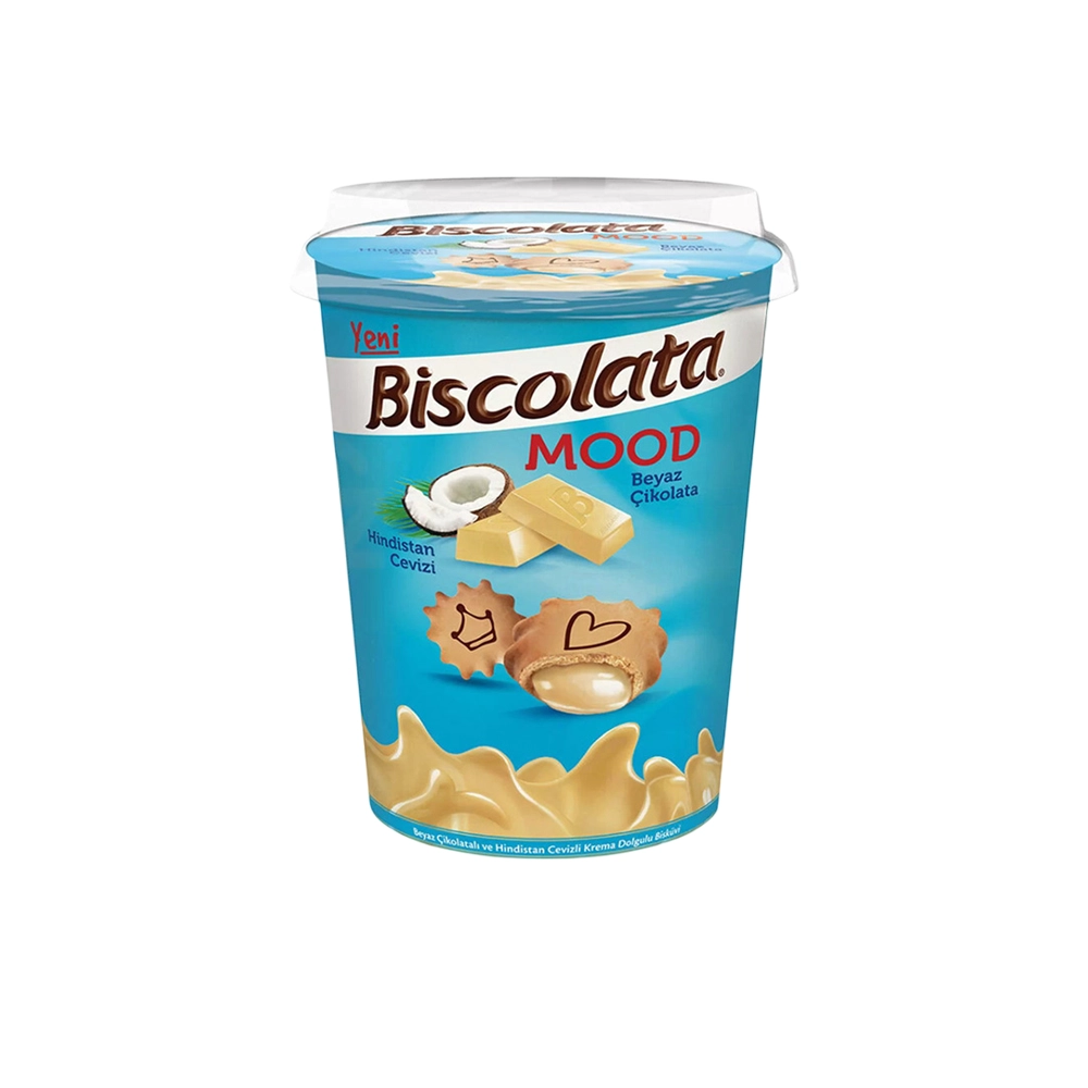 بيسکويت بيسکولاتا فانتزی نارگيلی تلخ 125 گرم Biscolata مدل Coconut Cream بيسکويت بيسکولاتا فانتزی نارگيلی تلخ 125 گرم Biscolata مدل Coconut Cream