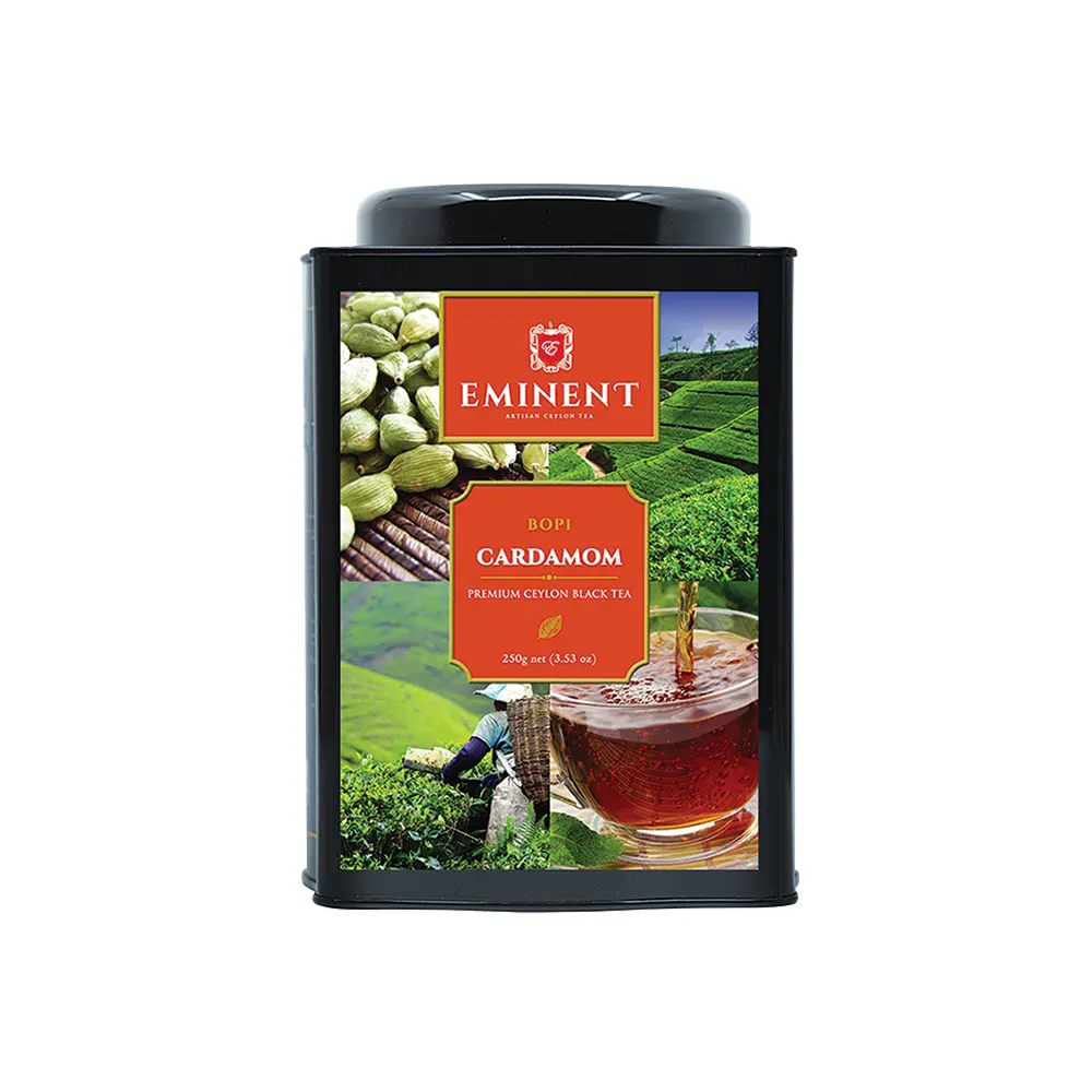 چای سياه EMINENT قوطی هل 250 گرم مدل OP1 CARDAMOM