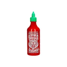 سس فلفل قرمز سيرچا بطری 484 گرم گلوتن فری CRYING THAIGER مدل SRIRACHA HOT CHILI