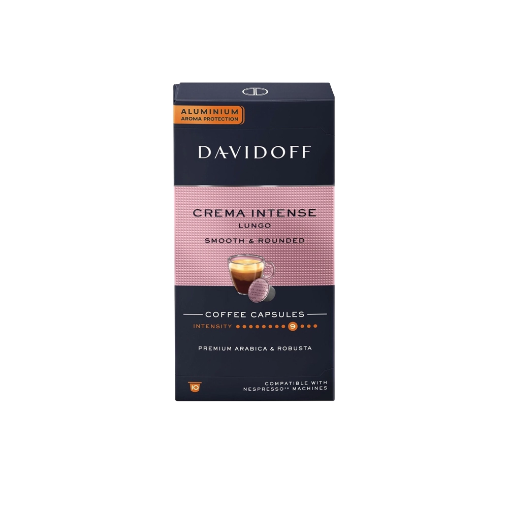 کپسول قهوه 10عددی کرما اينتنس ديويدوف Davidoff مدل Crema Intense Lungo