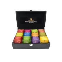 چای اميننت پک کادويی طعم کلاسيک کيسه ای جعبه چوبی 120 تی بگ 2 گرم Eminent مدل TEA ASSORTMET COLLECTION
