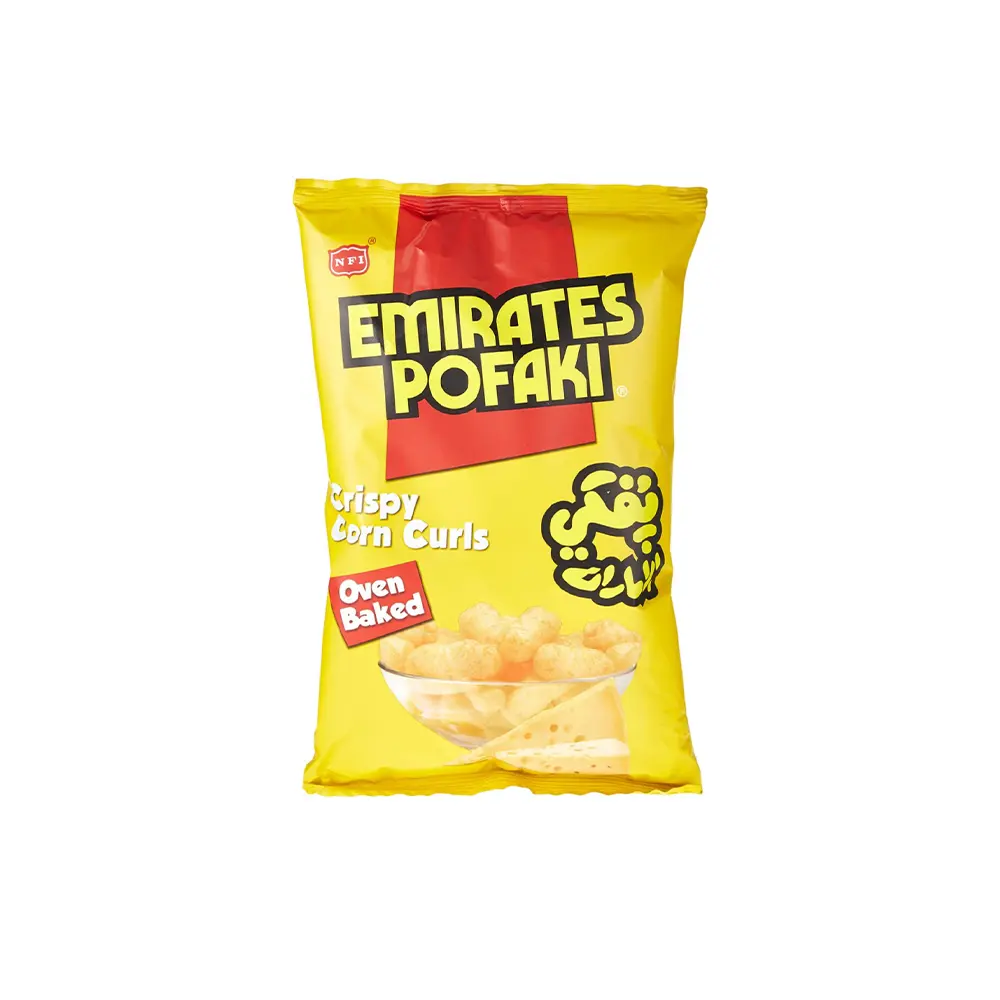 Emirates Pofaki Cheese Crispy Corn Curls 80 g