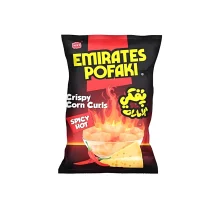 پفک اميراتس پوفاکی پنيری تند اسپايسی 80 گرم EMIRATES POFAKI مدل Spicy Hot
