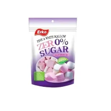 مارشمالو سفيد صورتی بدون شکر ارکو گلوتن فری با استويا 70 گرم ERKO مدل Pink & White Mallow