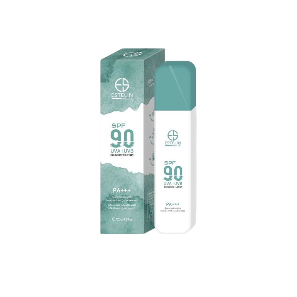 لوسیون ضد آفتاب سوپر مرطوب کننده استلین مدل Estelin Super Moisturizing Sunscreen Lotion SPF90