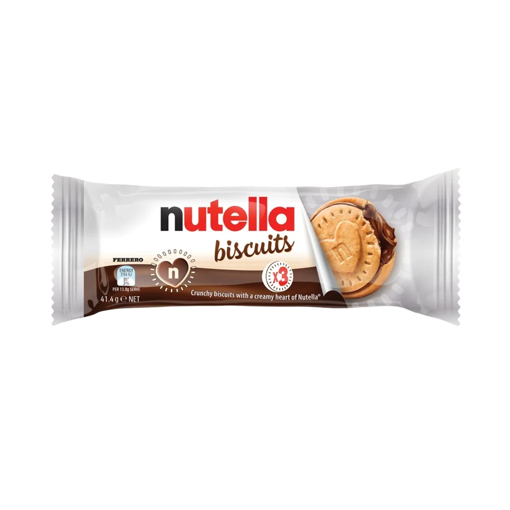 بيسکويت نوتلا کرمدار 3 عددی nutella مدل Nutella Biscuits  Pack of 3