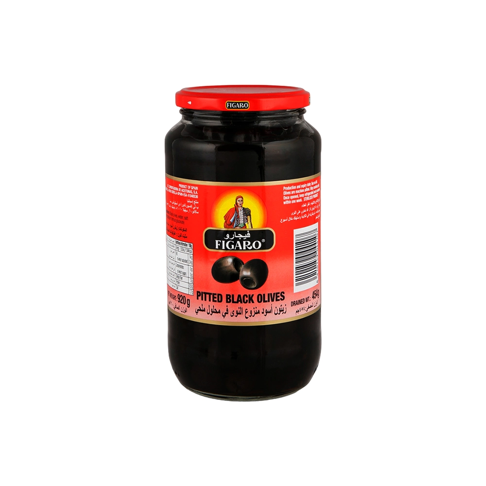 Figaro Pitted Black Olives 920gr 1