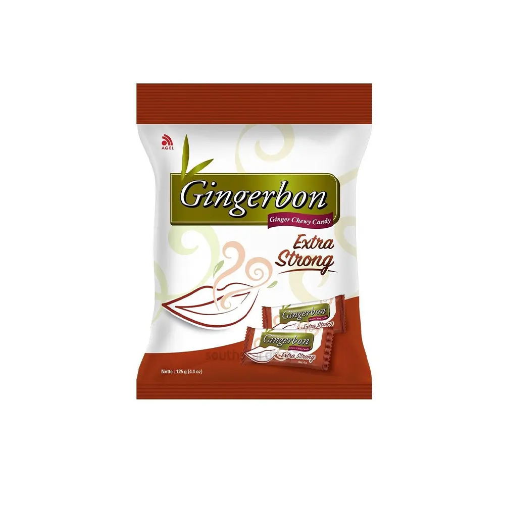 تافی ژله ای جينجربن زنجبيل نعناع خيلی تند بسته 125 گرم GINGERBON مدل Extra Strong تافی ژله ای جينجربن زنجبيل نعناع خيلی تند بسته 125 گرم GINGERBON مدل Extra Strong