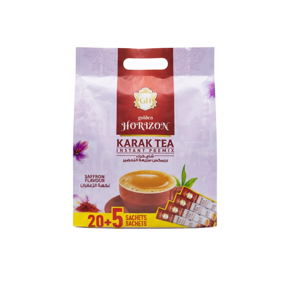 چای کرک فوری زعفران گلدن هورایزن بسته 25 عددی Golden Horizon مدل Saffron چای کرک فوری زعفران گلدن هورایزن بسته 25 عددی Golden Horizon مدل Saffron