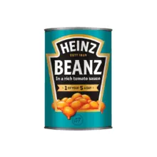 کنسرو لوبيا هاينز قوطی 415 گرم گلوتن فری Heinz مدل Beanz In Rich Tomato Sauce