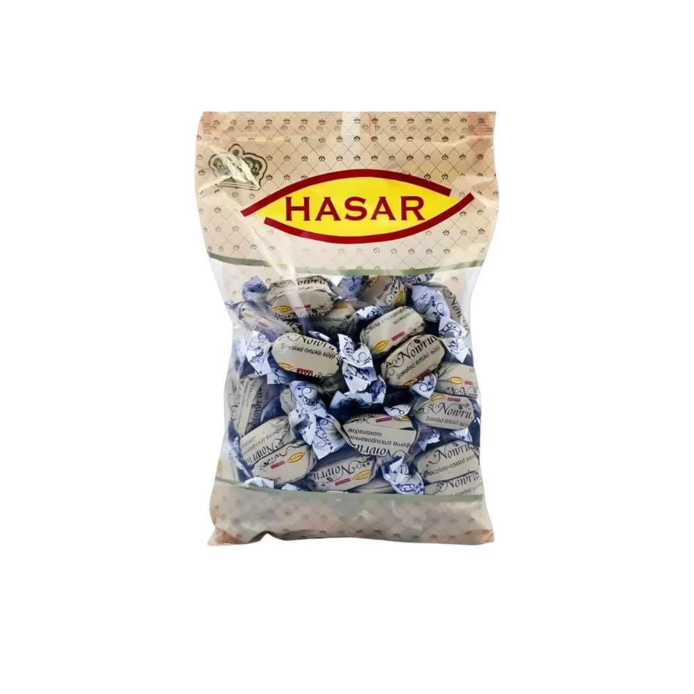شکلات نوروز باروکش شکلاتی و مغز کارامل بسته 1 کيلويی HASAR مدل Nowruz SWEET شکلات نوروز باروکش شکلاتی و مغز کارامل بسته 1 کيلويی HASAR مدل Nowruz SWEET