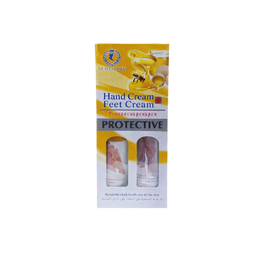کرم دست و پا حاوی عسل و تخم مرغ هیون داو Heaven Dove مدل Heaven Dove Hand Cream & Feet Cream Protective