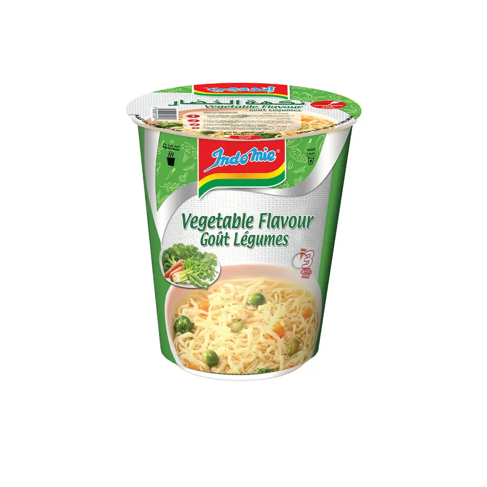 نودل ليوانی اندومی سبزيجات 60 گرم INDOMIE مدل Vegetables Flavor نودل ليوانی اندومی سبزيجات 60 گرم INDOMIE مدل Vegetables Flavor