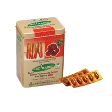 جينسينگ قرمز جکاريس 6 ساله و گانودرما کپسول 5 عددی JECKARIS مدل Jeckaris 6 Years Korean Red Ginseng Extract Soft Capsule