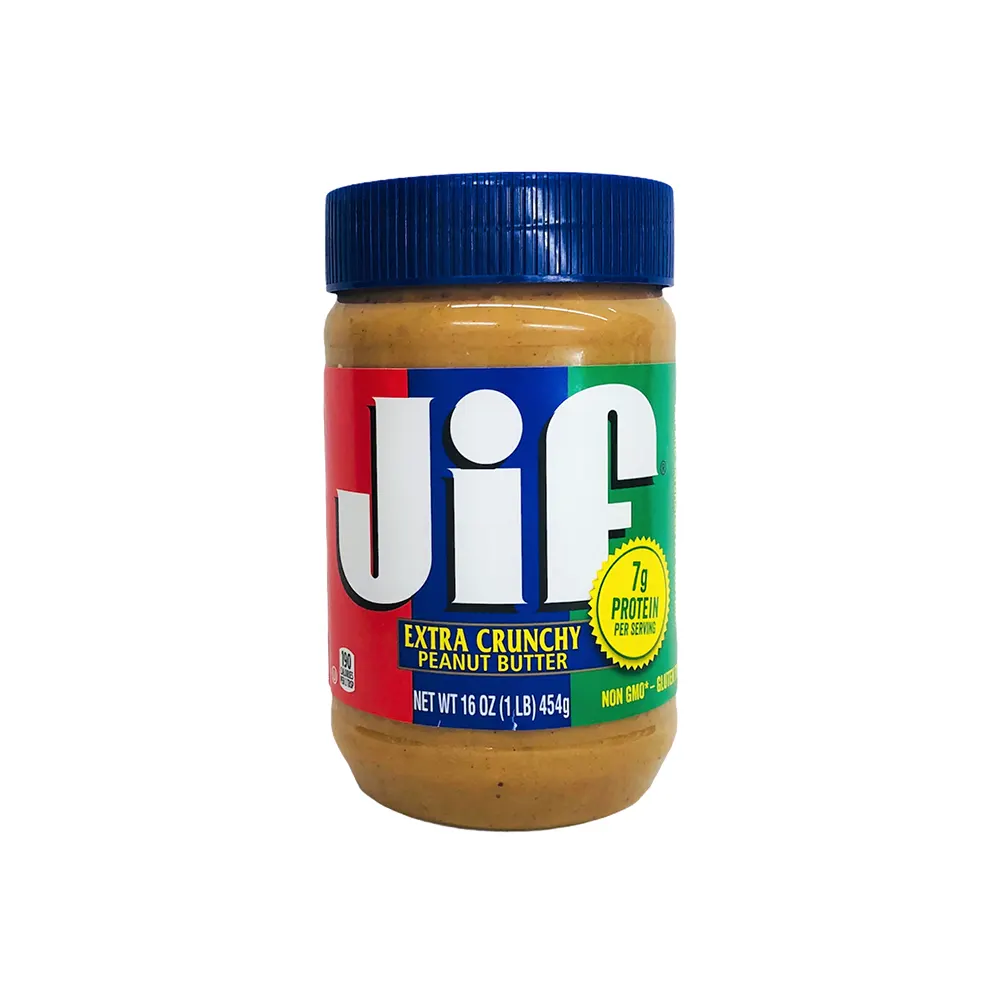 Jif Extra Crunchy Peanut Butter 454gr
