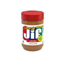 کره بادام زمينی جيف ساده کم سديم گلوتن فری قوطی 440 گرم مدل Jif Creamy Simply