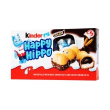 بيسکويت شکلات کيندر هپی هيپو بسته 5 عددی KINDER مدل Happy Hippo