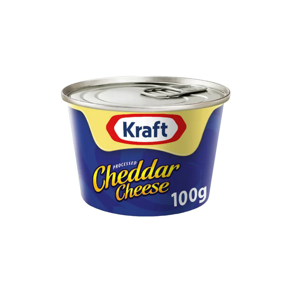 Kraft Processed Cheddar Cheese 100gr