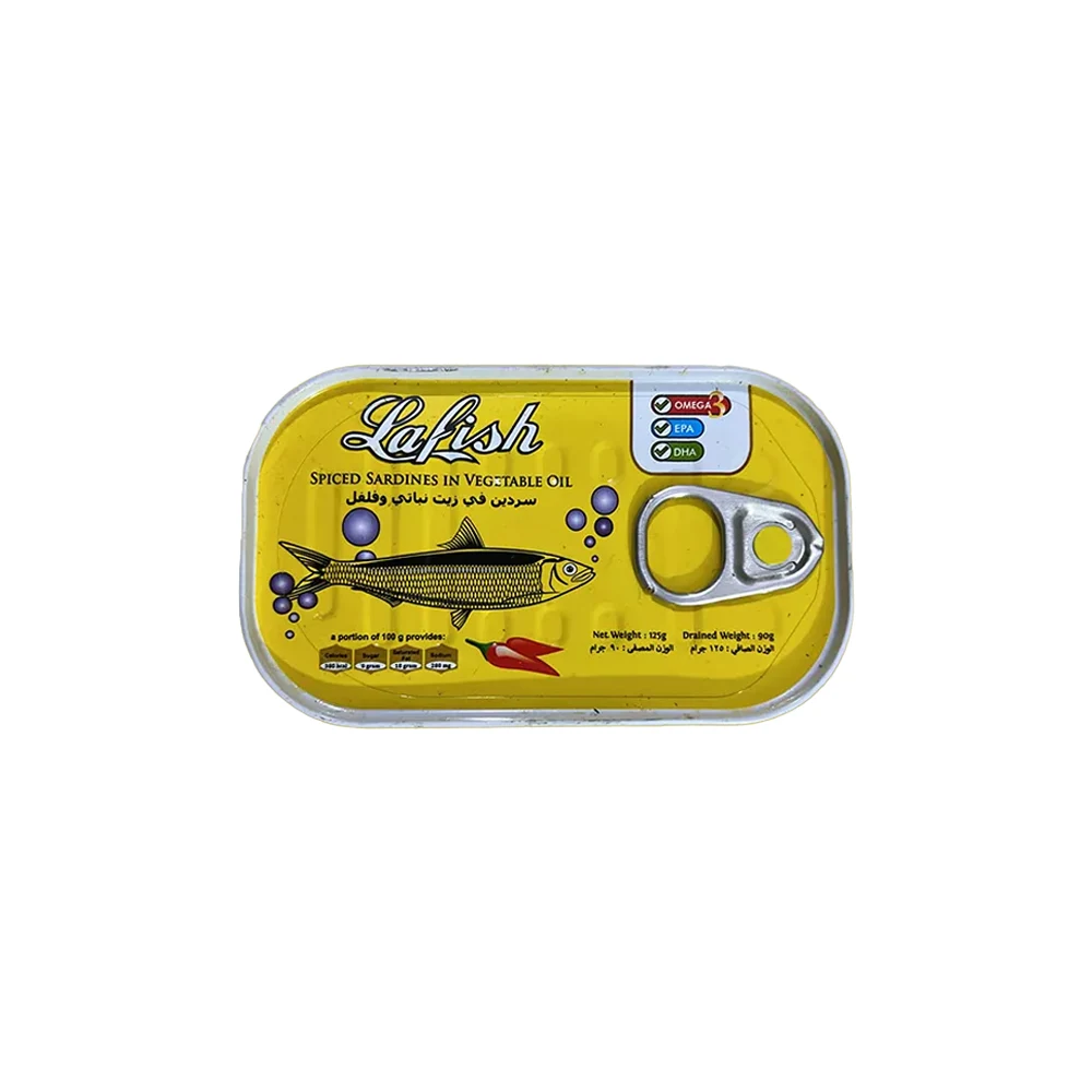Lafish Spiced Sardines In Vegetale Oil 125gr