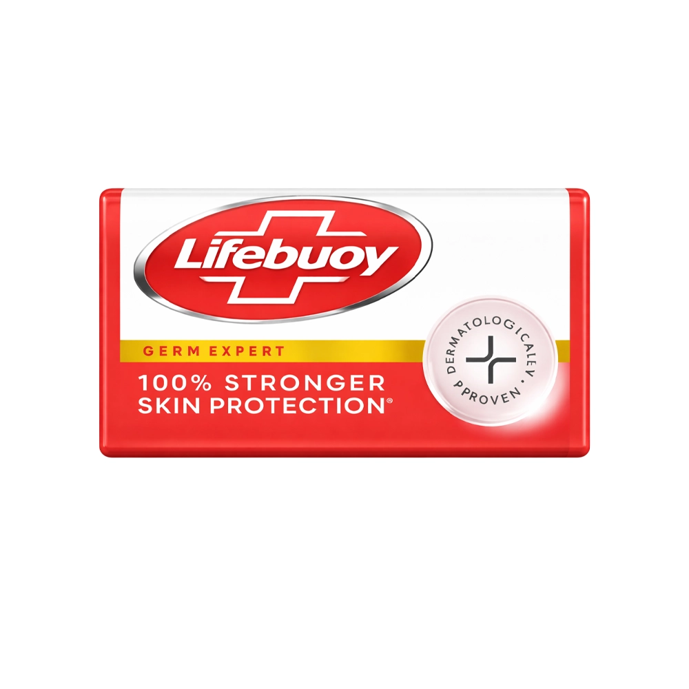 صابون ضدباکتری حفاظت ۱۰۰٪ قوی‌تر از پوست لایف بوی 125 گرم Lifebuoy مدل Lifebuoy Germ Expert Soap