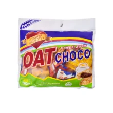 شکلات رژيمی اوت چوکو ميکس شيری و شکلاتی بسته 400 گرم London Delights مدل Oat Choco Kinda Golden