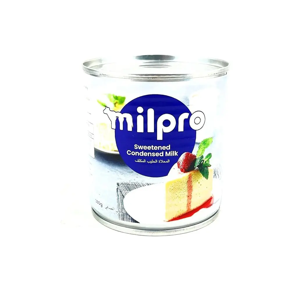 شير عسل قوطی ميلپور 380 گرم MILPRO مدل Sweetened Condensed Milk شير عسل قوطی ميلپور 380 گرم MILPRO مدل Sweetened Condensed Milk