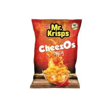 پفک توپی مستر کريپس تند اسپايسی 80 گرم Mr Krisps مدل Cheezos Spicy