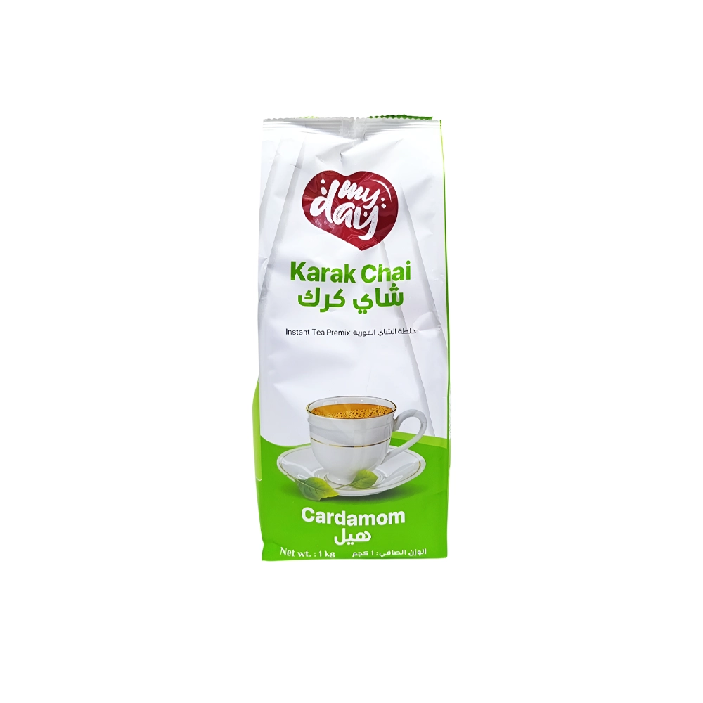 چای کرک فوری گلوتن فری با طعم هل مای دی بسته یک کیلویی مدل Karak Chai Cardamom Instant Tea Premix چای کرک فوری گلوتن فری با طعم هل مای دی بسته یک کیلویی مدل Karak Chai Cardamom Instant Tea Premix