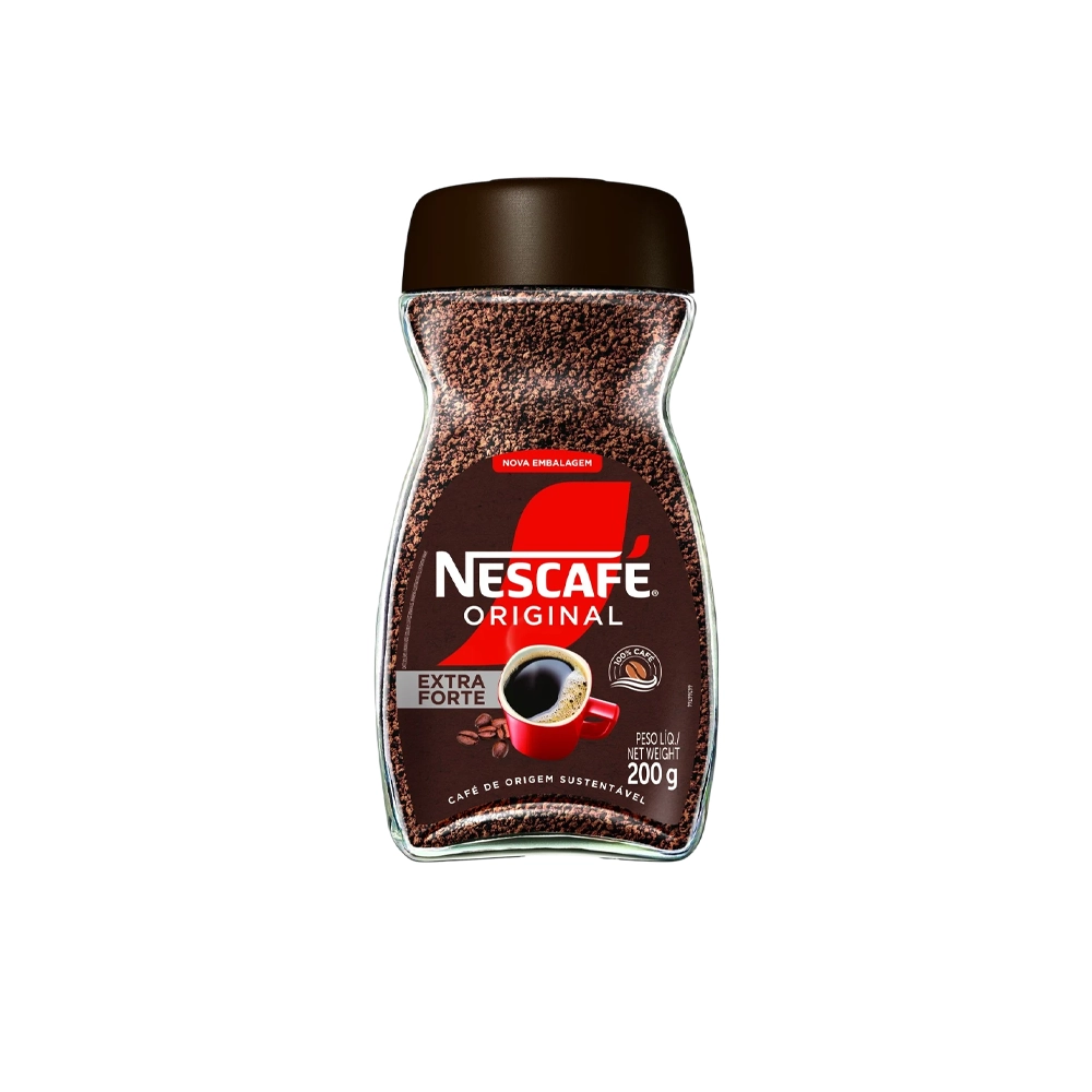 قهوه فوری نسکافه اکسترا فورت شيشه 200 گرم Nescafe مدل Extra Forte
