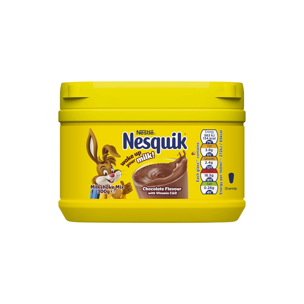 پودر کاکائو نسکوييک شکلاتی قوطی 300 گرم Nesquik مدل Chocolate Flavour