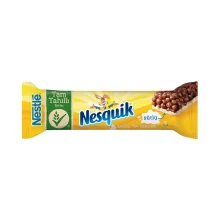 غلات بار نسکوئيک نستله شيری شکلات جو و گندم 25 گرم nesquik مدل kakaolu tam tahilli bar