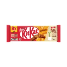 شکلات کیت کت 2 انگشتی نستله کاراملی بسته 8 عددی Nestle مدل Nestle Kit Kat 2 Finger Caramel Biscuit Bar 8 Pack