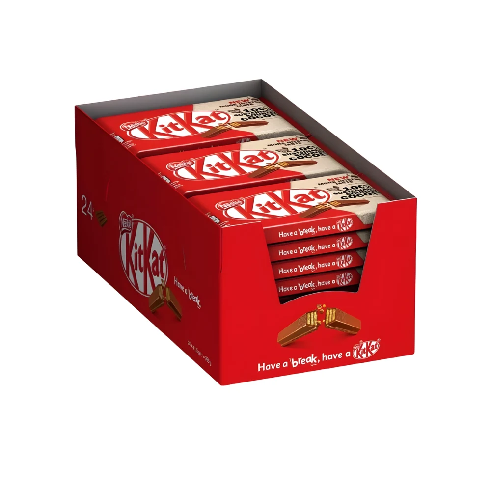 شکلات کيت کت 4 انگشتی (بسته 24 عددی ) kitkat مدل chocolat 24X41.5G شکلات کيت کت 4 انگشتی (بسته 24 عددی ) kitkat مدل chocolat 24X41.5G