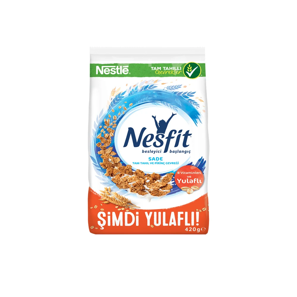 کورنفلکس رژيمی نسفيت نستله ساده بسته 400 گرم NESTLE NESFIT مدل Sade کورنفلکس رژيمی نسفيت نستله ساده بسته 400 گرم NESTLE NESFIT مدل Sade