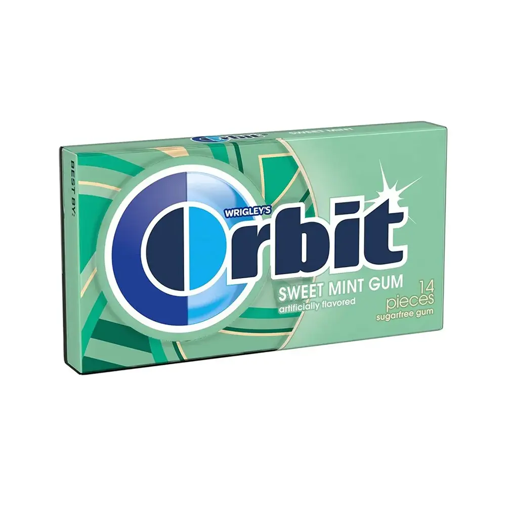 آدامس اوربيت نعناع شيرين 14 عددی ORBIT مدل Sweet Mint آدامس اوربيت نعناع شيرين 14 عددی ORBIT مدل Sweet Mint