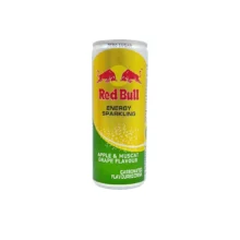 نوشیدنی گازدار ردبول Red Bull با طعم سیب و انگور موسکات بدون شکر ۲۵۰ میلی‌لیتر مدل Apple & Muscat Grape Flavour Zero Sugar