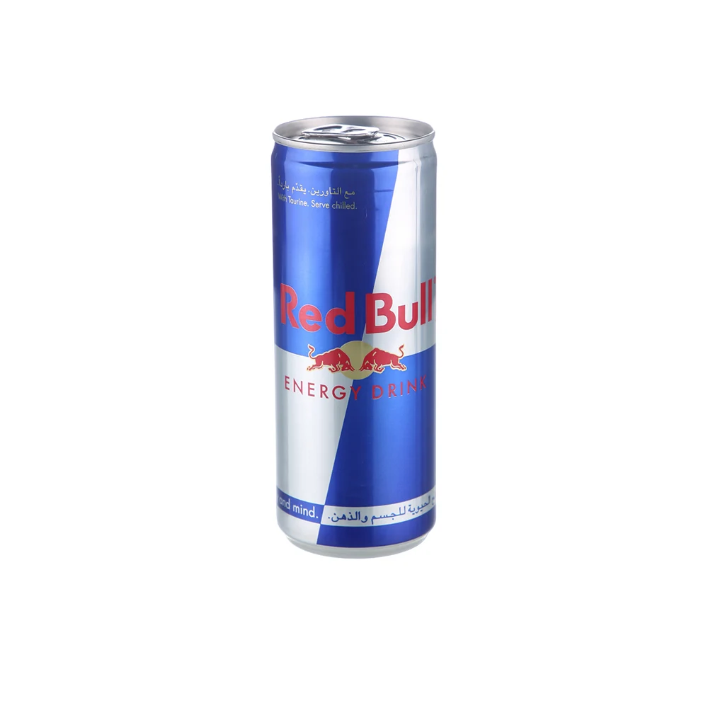 انرژی زا ردبول عربی قوطی 250 ميل Redbull مدل ريد بل مشروب الطلقه انرژی زا ردبول عربی قوطی 250 ميل Redbull مدل ريد بل مشروب الطلقه