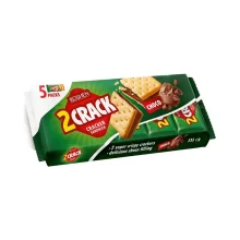 بيسکويت روشن شکلاتی 235 گرمی ROSHEN مدل 2 Crack Choco