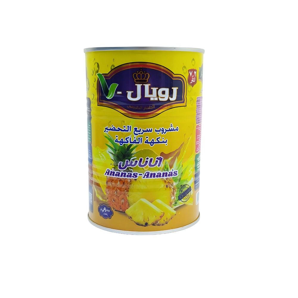 پودر شربت قوطی رويال Royal آناناس900 گرم مدل Pineapple پودر شربت قوطی رويال Royal آناناس900 گرم مدل Pineapple