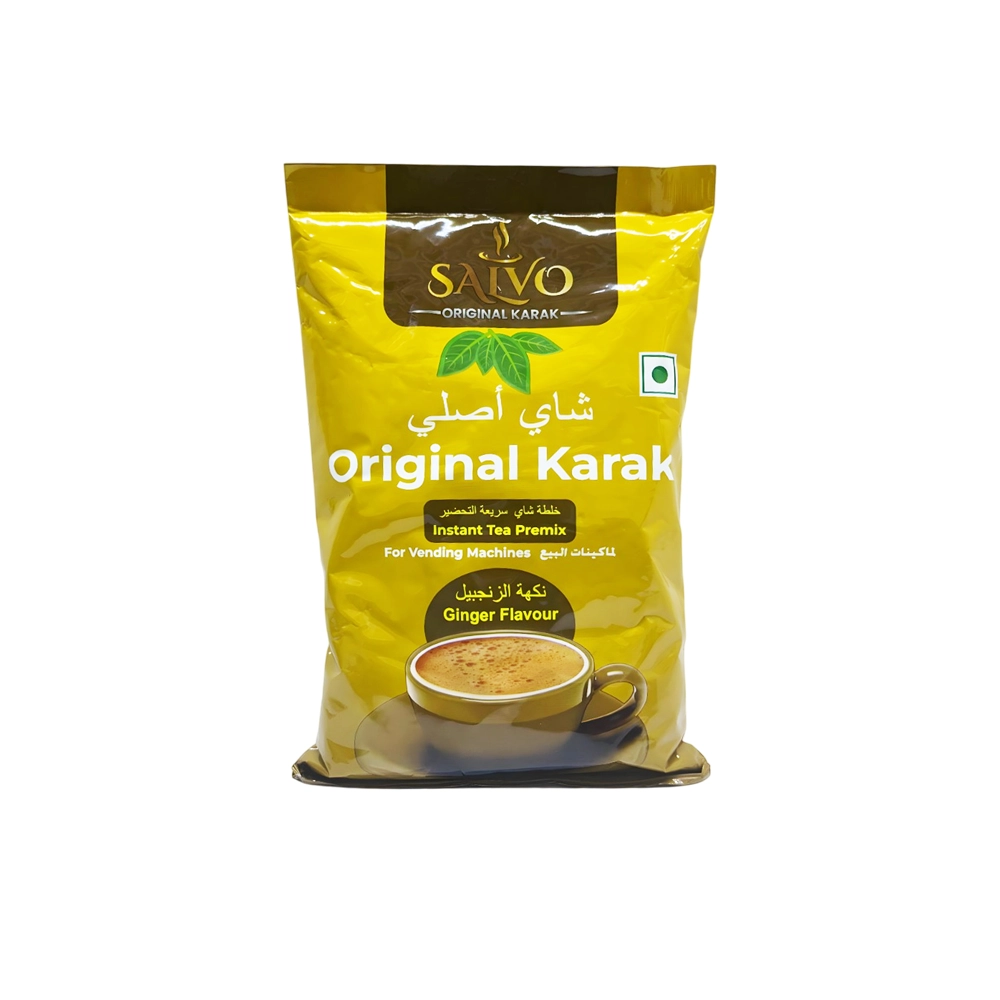 چای کرک زنجيل فوری سالو 500 گرم Salvo Coffee مدل Original Karak Ginger