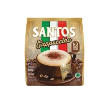 کاپوچينو سانتوس رژيمی بدون شکر بسته 20 عددی Santos مدل Cappuccino No Added Sugar